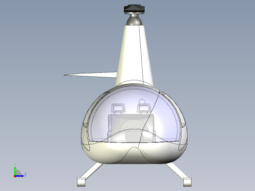 catia 直升飞机巡警左视缩略图
