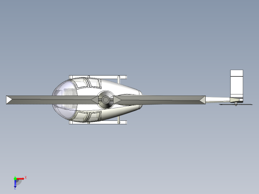 catia 直升飞机巡警俯视缩略图