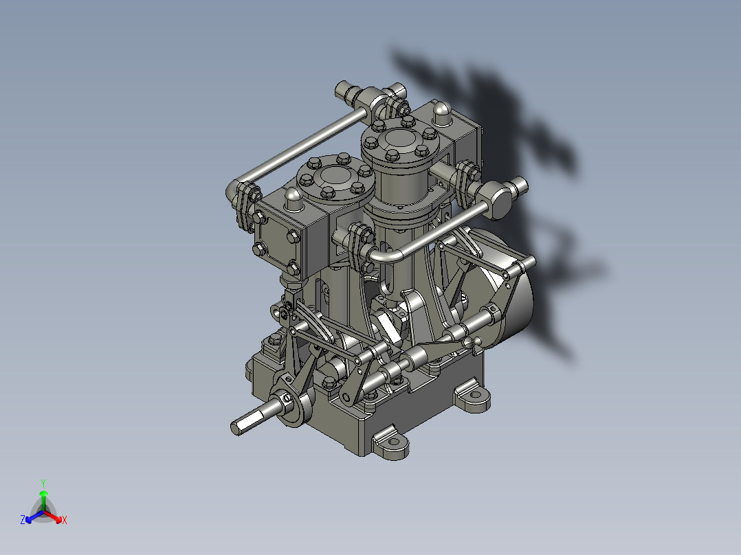 9_直双蒸汽发动机