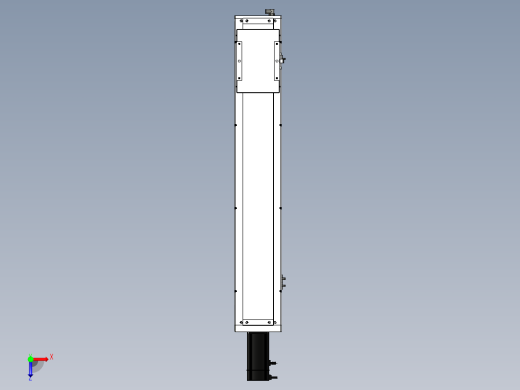 Toyo东佑达直线模组-ECH17-800-BC-750W+煞車-d4俯视缩略图