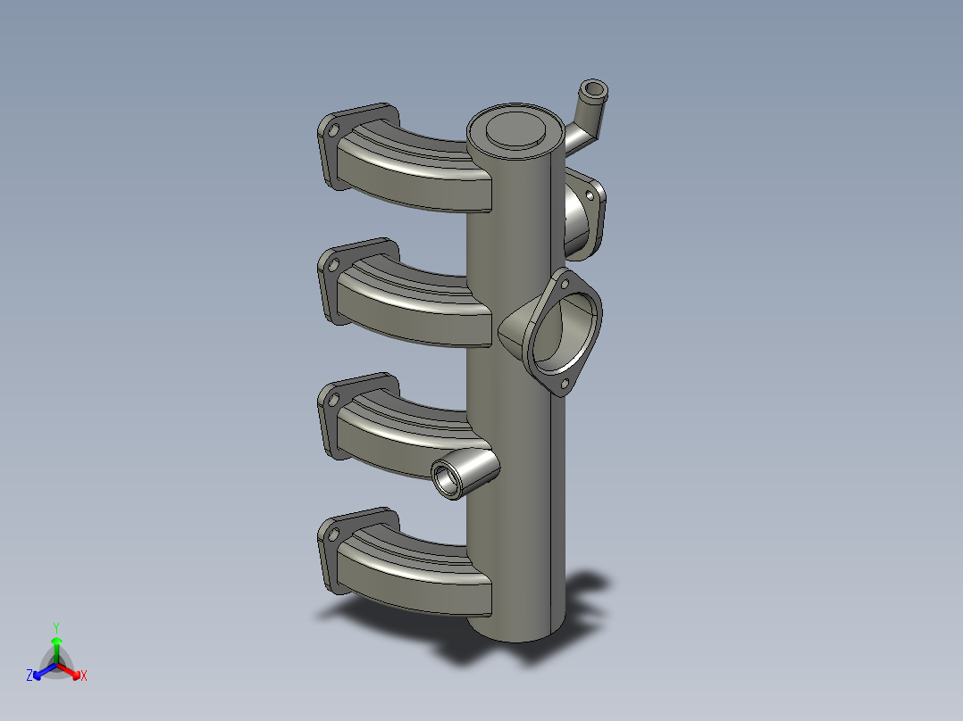 进气管-正等轴测图