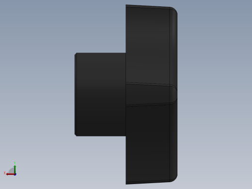 塑料旋钮-Plastic Hand Knob 285-301.SLDPRT后视缩略图