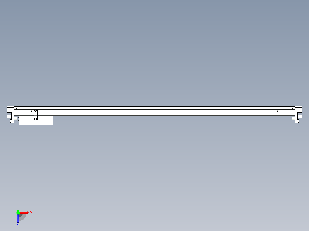 威洛博VL系列3d模型模组VL22H2Y-S1250俯视图