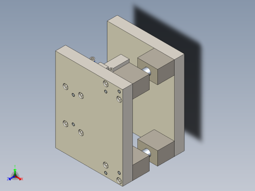 弯管机正等轴测缩略图