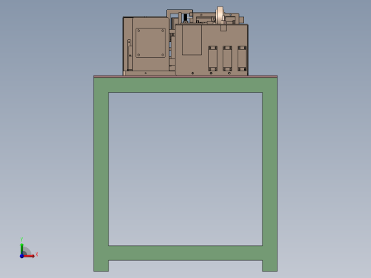 贴纸机器模型前视缩略图