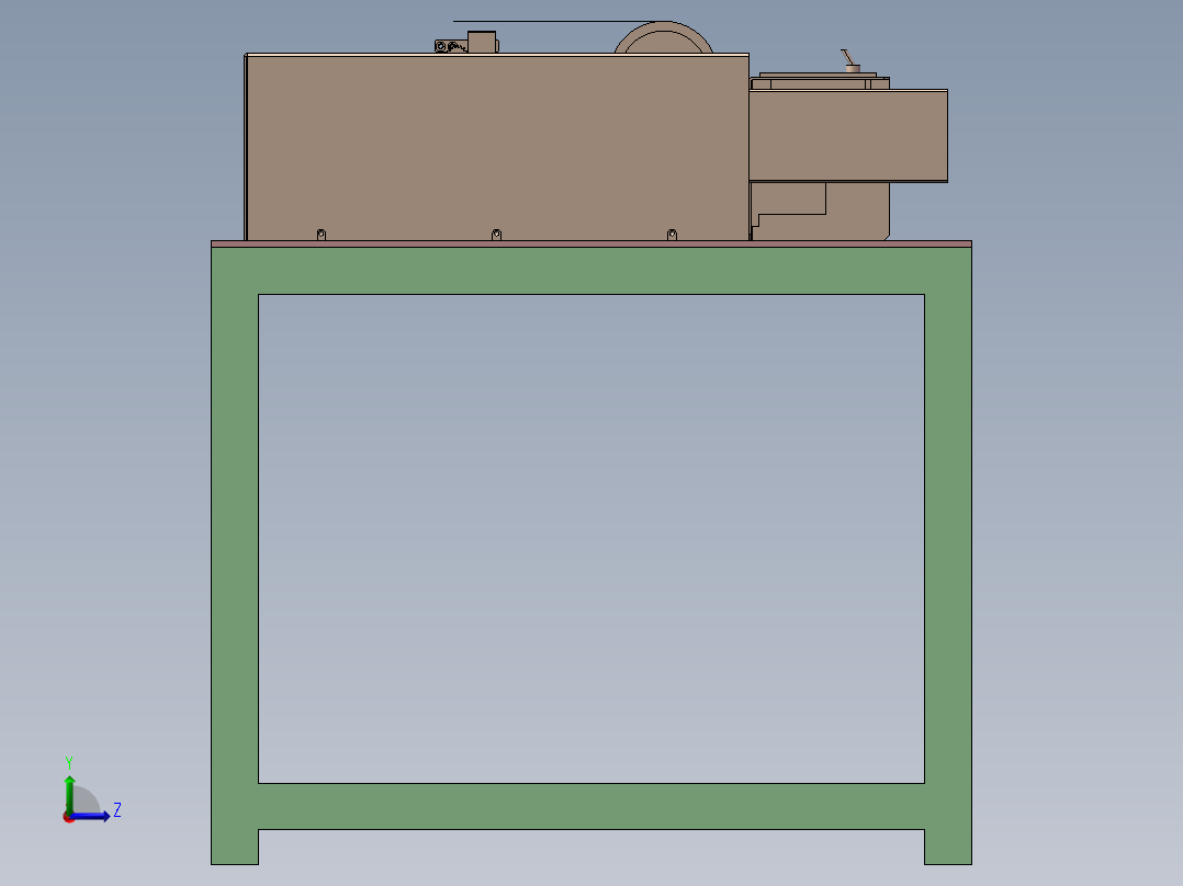 贴纸机器模型左视图