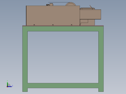 贴纸机器模型左视缩略图