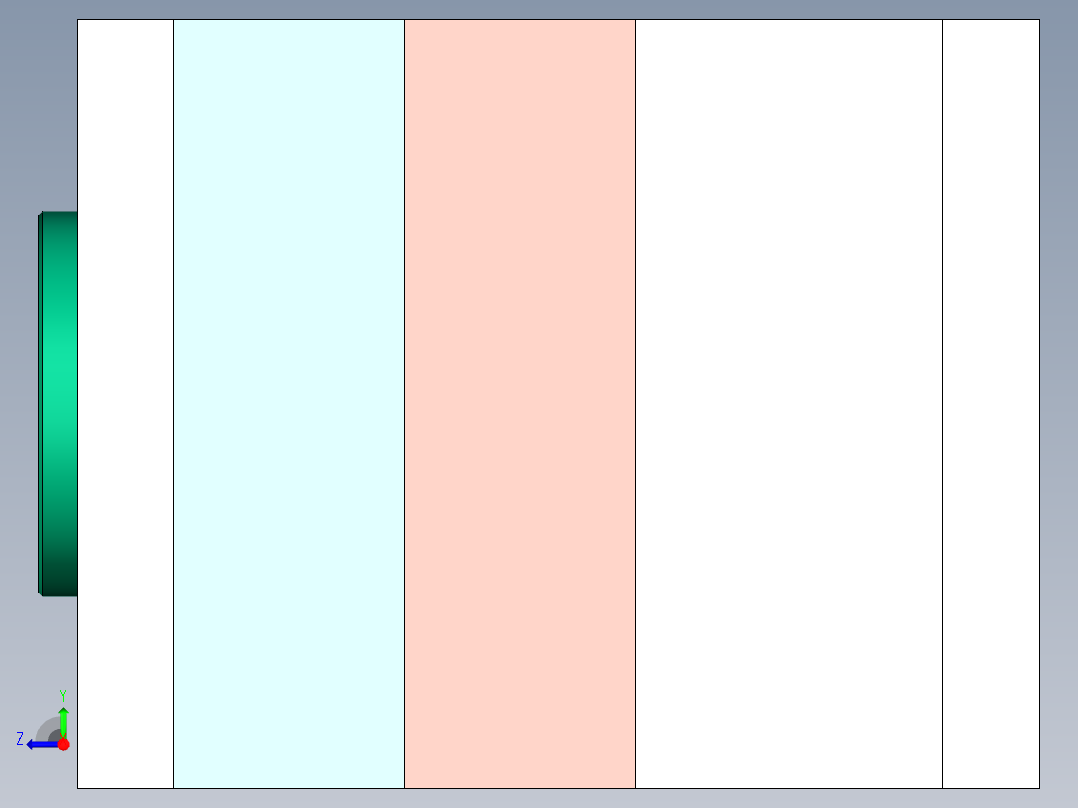 积木塑料模具设计【三维】一模四腔右视图