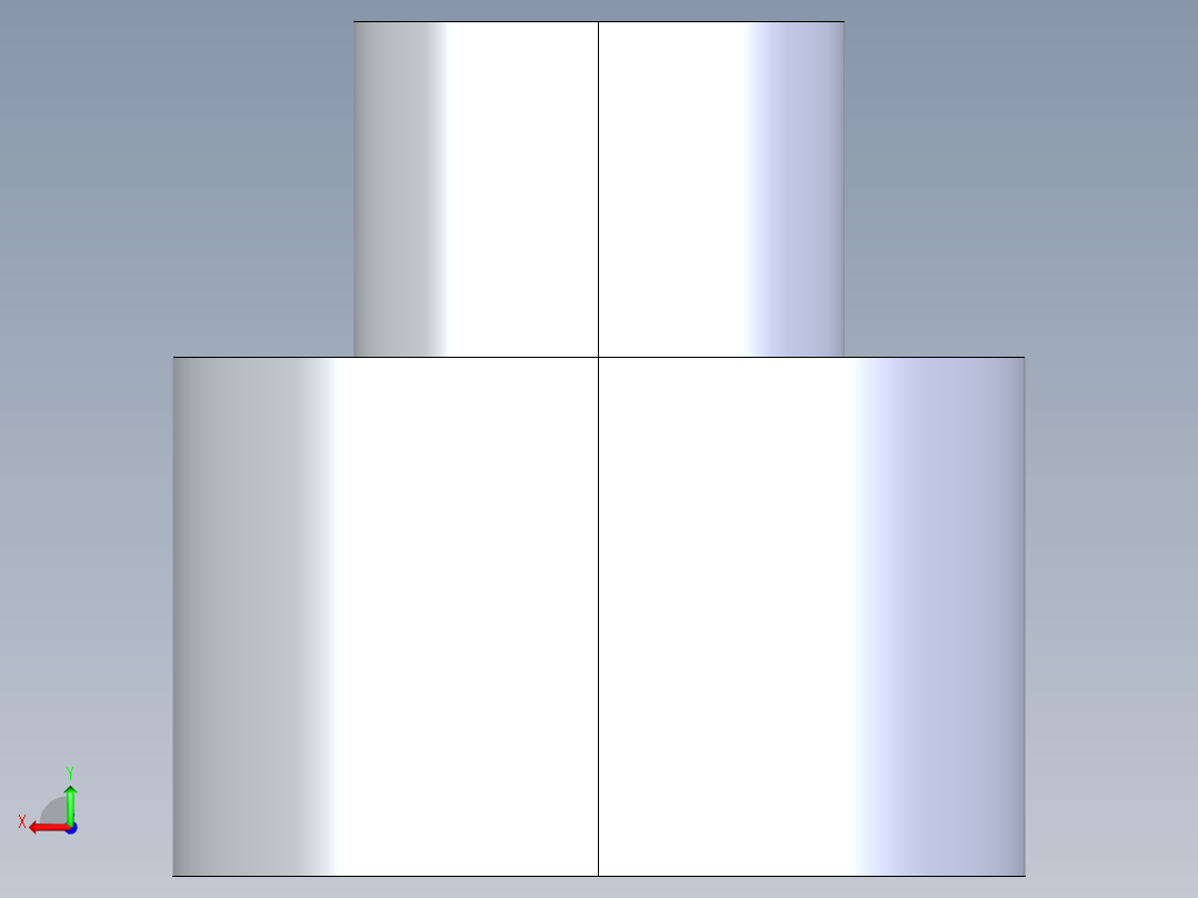 聚氯乙烯配件11-Sch80_ReducerCoupling_SxS_829-249_2in x 1in后视图