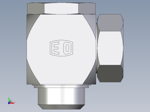 卡套式工业通用硬管接头EO_High_pressure_banjo_elbow_WH42LMKDSCF前视缩略图