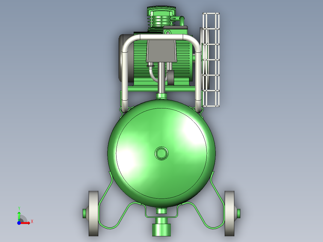 空气压缩机-12--stp前视图