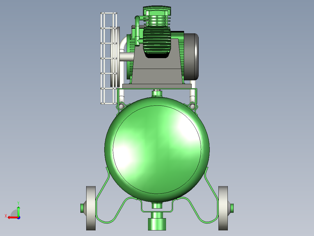 空气压缩机-12--stp后视图