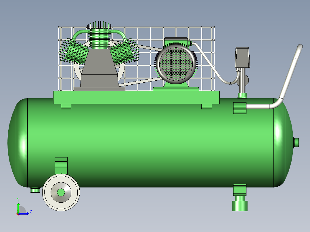 空气压缩机-12--stp左视图