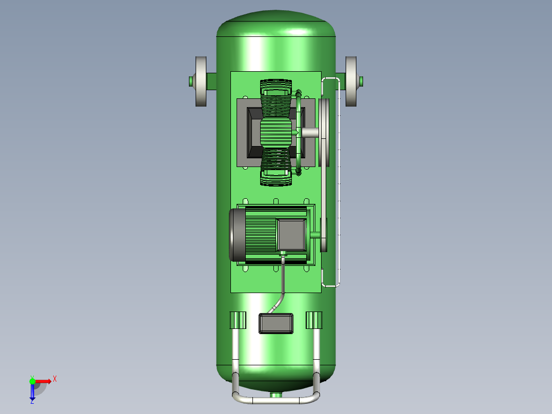 空气压缩机-12--stp俯视图