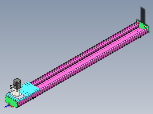 东锦齿条传动DH210G-L167-S1900-BU-减速机+P750W