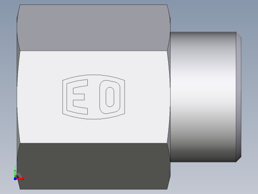 卡套式工业通用硬管接头EO_Swivel_connector_GAI15LRCFX前视缩略图