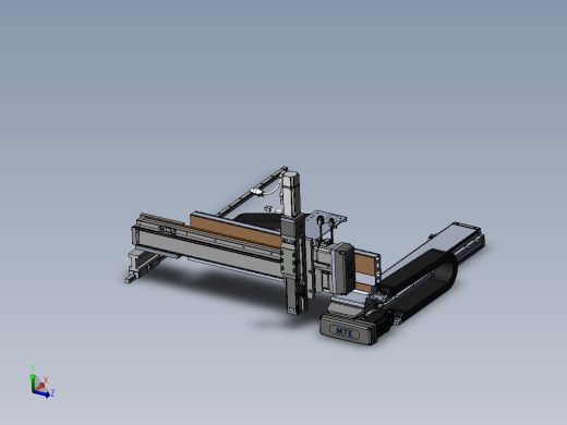 内嵌直交机械手XYG系列XYG432-A2+辅轨