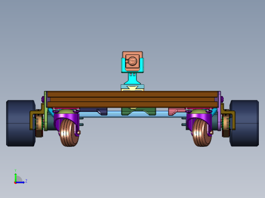双驱动的视觉导引AGV原型车左视缩略图