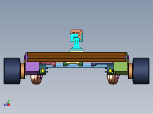 双驱动的视觉导引AGV原型车右视缩略图