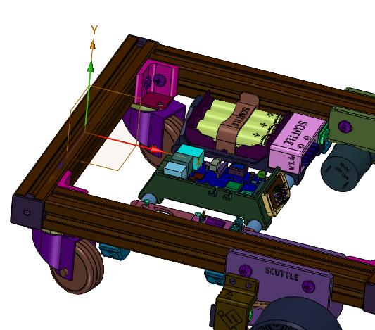 双驱动的视觉导引AGV原型车