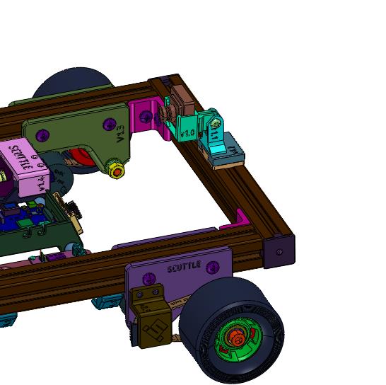 双驱动的视觉导引AGV原型车