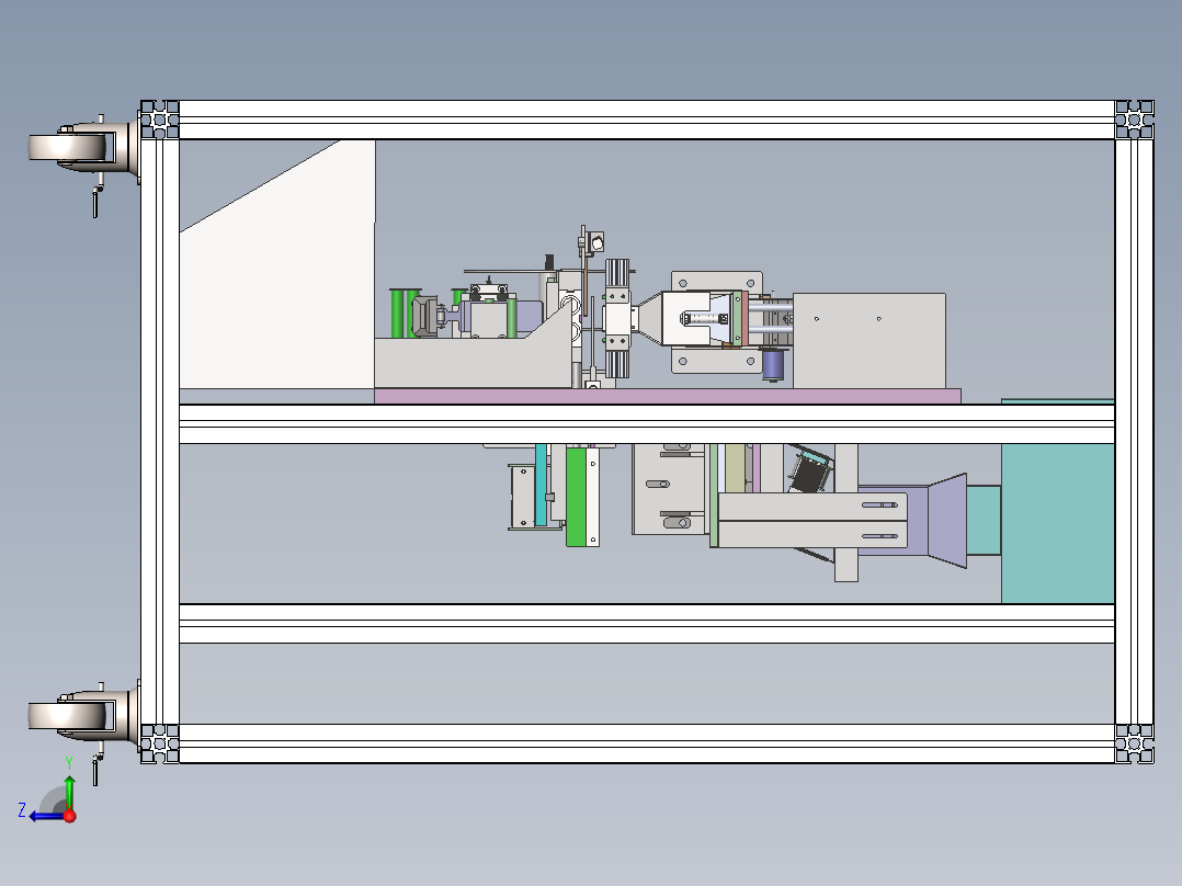 茶叶包装机的设计右视图