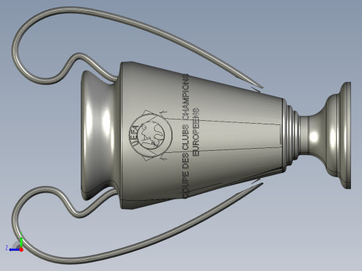 欧洲足球锦标赛奖杯右视缩略图