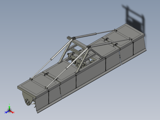 农业旋耕机3D数模图纸 STP格式