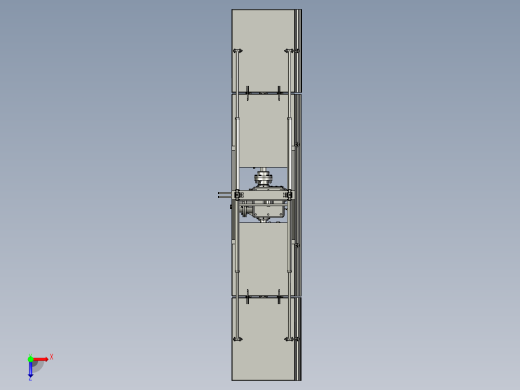 农业旋耕机3D数模图纸 STP格式俯视缩略图