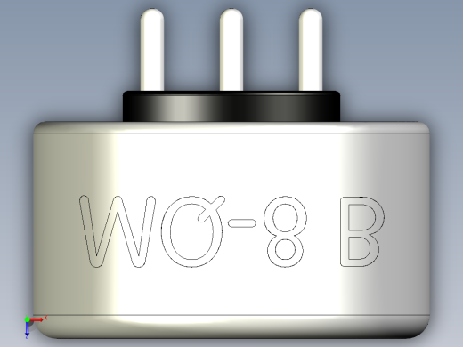 氢气 H2 的 MQ-8 气体传感器俯视缩略图