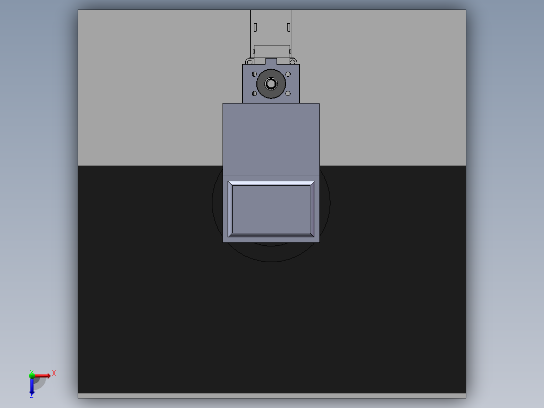 视觉拍照机构 1686323俯视图