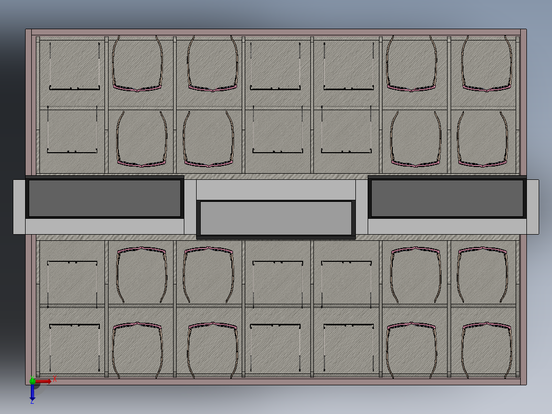 眼镜显示装置俯视图