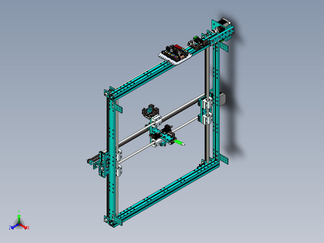 XY平面绘图仪（UG设计）