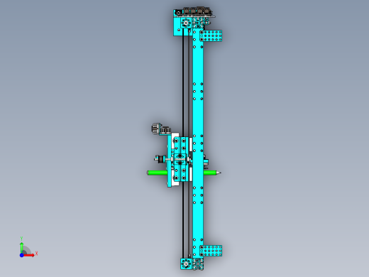 XY平面绘图仪（UG设计）前视缩略图