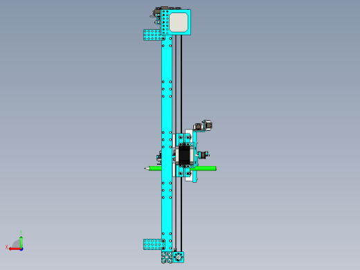 XY平面绘图仪（UG设计）后视缩略图