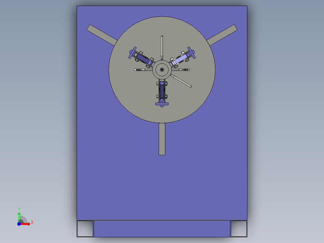 收卷／放卷机前视图