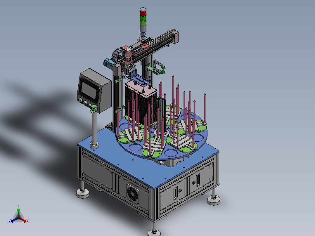 转盘式供料机构