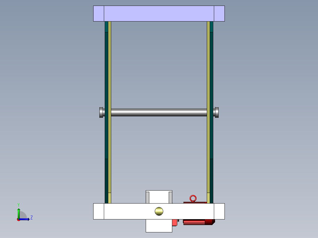 剪叉式升降机 、升降机(11)左视图