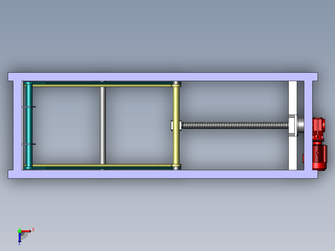剪叉式升降机 、升降机(11)俯视图