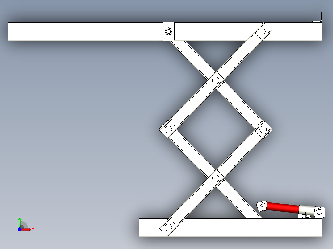 A2004060-剪式升降机前视图