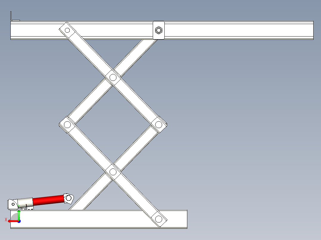 A2004060-剪式升降机后视图
