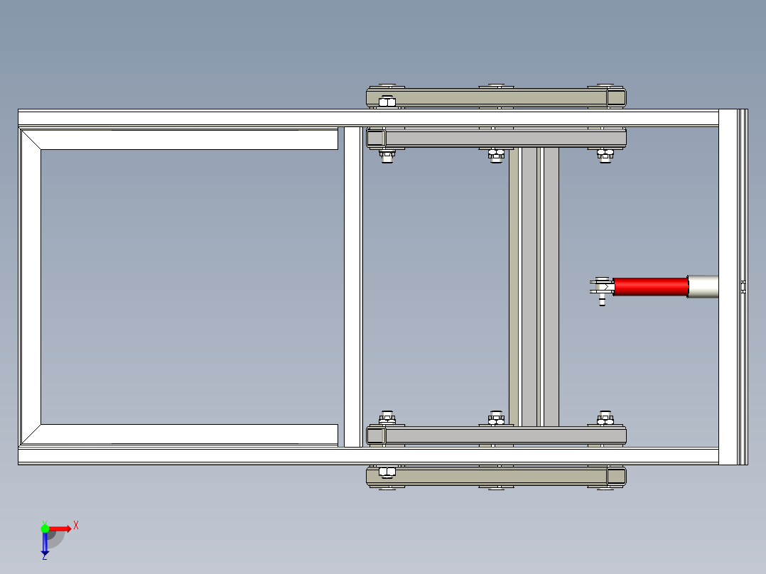 A2004060-剪式升降机俯视图