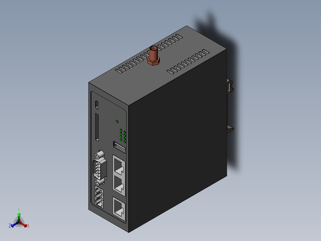 维控V-BOX S-NG正等轴测图