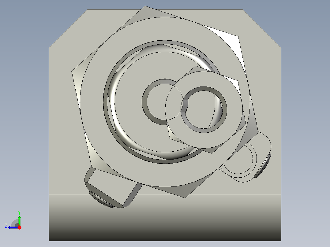 循环气缸机构S右视图