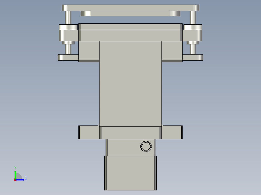 全自动铜膜天线切割检测自动化生产线S2d01-012底膜真空吸附平台左视图