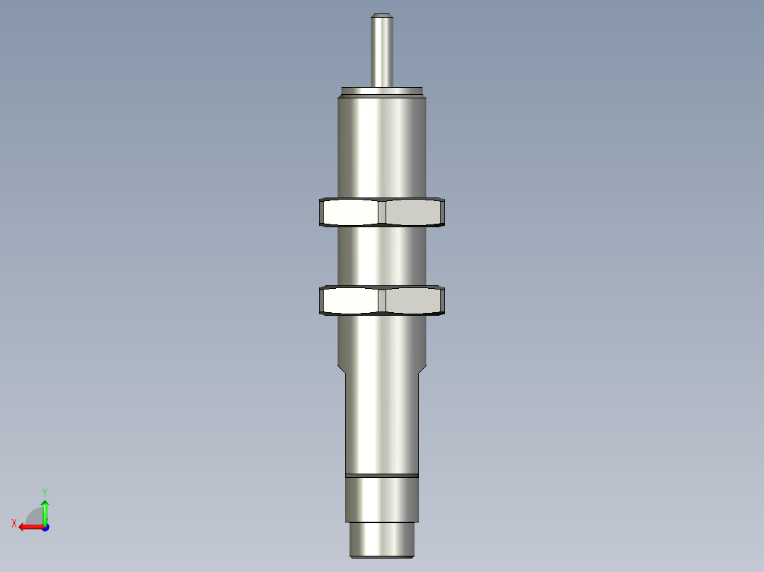 亚德客缓冲器ACJ1210N后视图