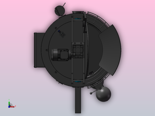 A12 250升容量搅拌罐模型前视缩略图