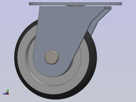 A0004925-125X32 转向轮 _ Suhas 品牌右视缩略图