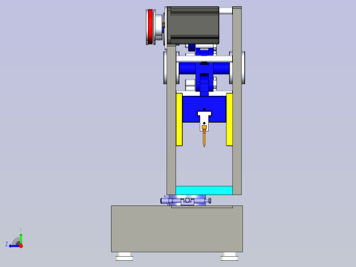 巧克力自动切割成型机设计右视缩略图
