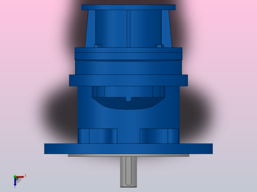 RXF67ZP斜齿轮减速机RXF67-1.6-M1-P63-Φ250俯视缩略图